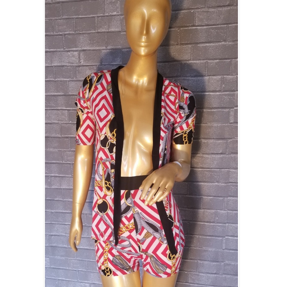 Luxe Life kimono Short set